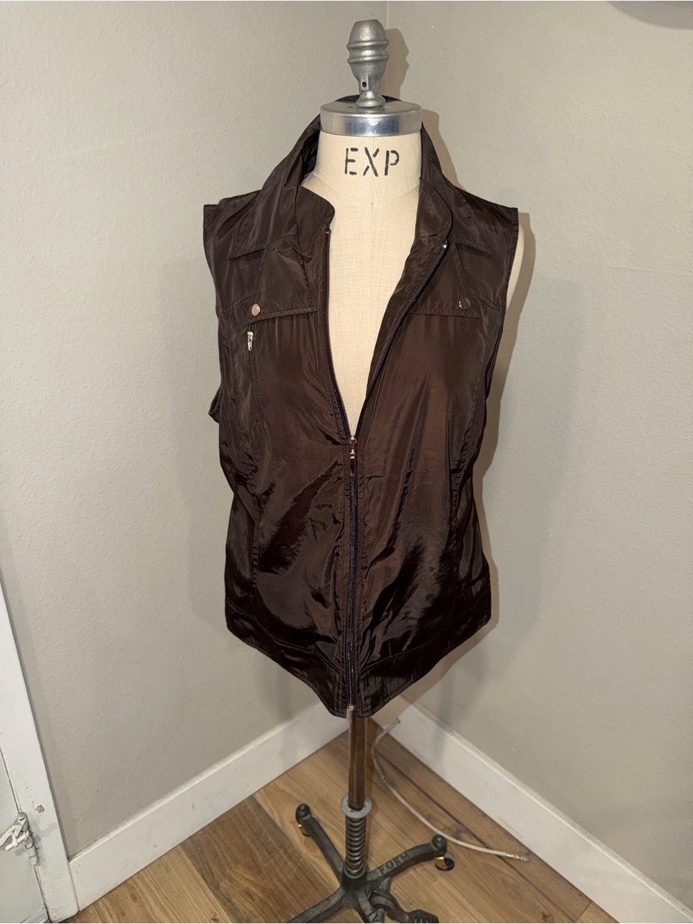 Sport Haley Brown Lightweight Zip Vest